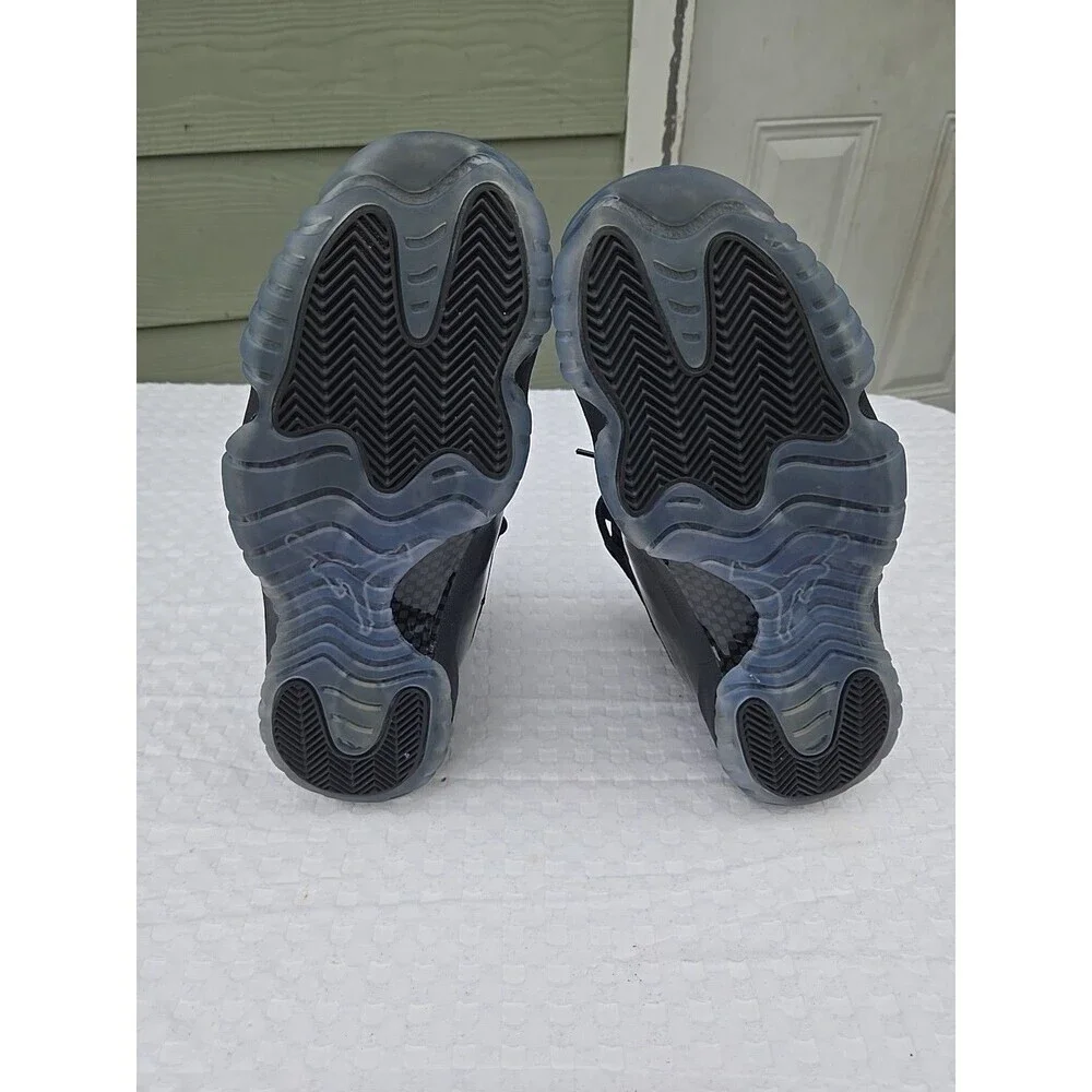 Jordan 11 Retro Black on Black Sneakers Patent Suede Size 13 Men  136046-000